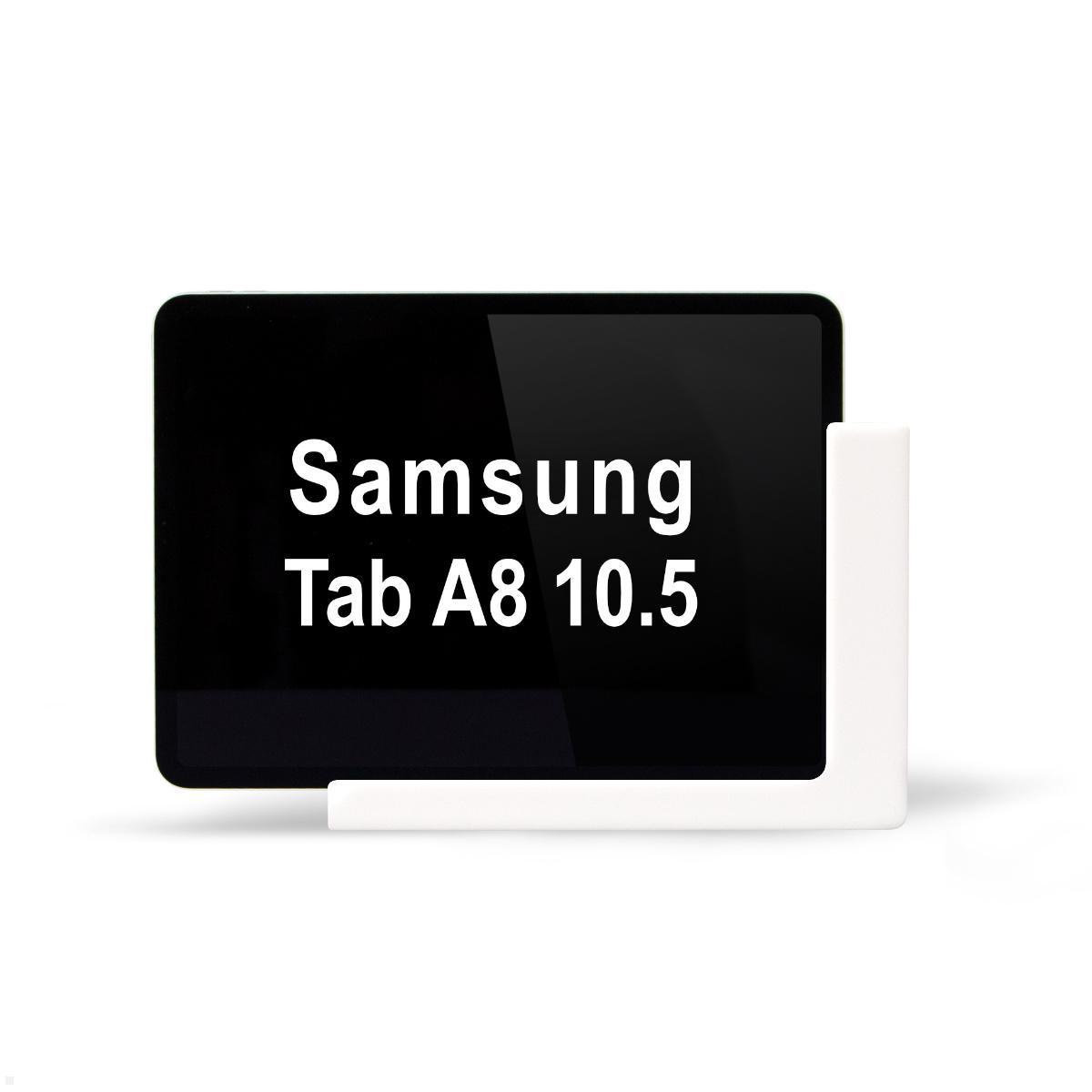 TabLines TWP018W Wandhalterung für Samsung Tab A8 10.5 (2022), weiß