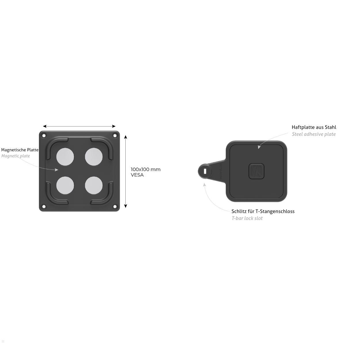 Universal Tabletständer, Compulocks Magnetix, Detail Magnet