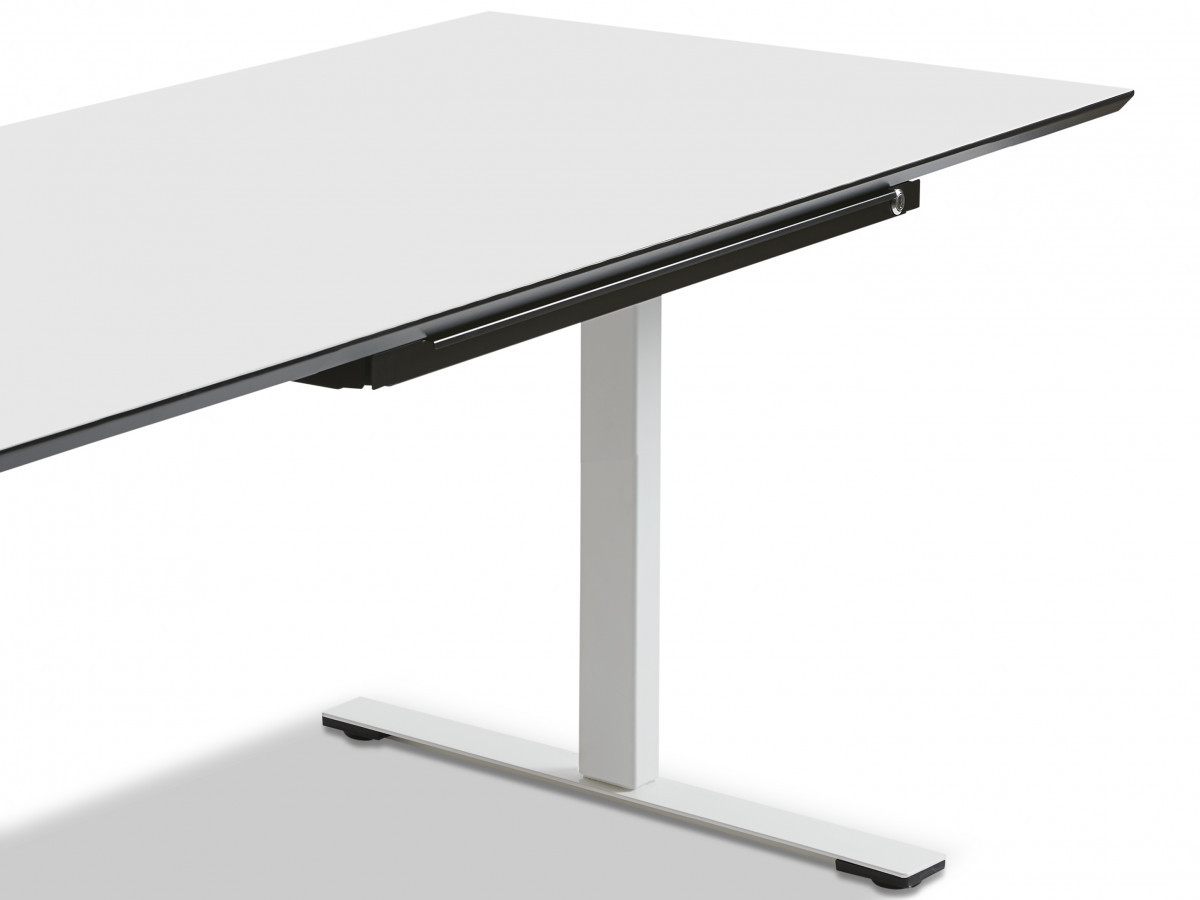 TecLines TUS006A Unterbau Schublade 186mm tief L , abschließbar, Aluminium Anwendung Schreibtisch