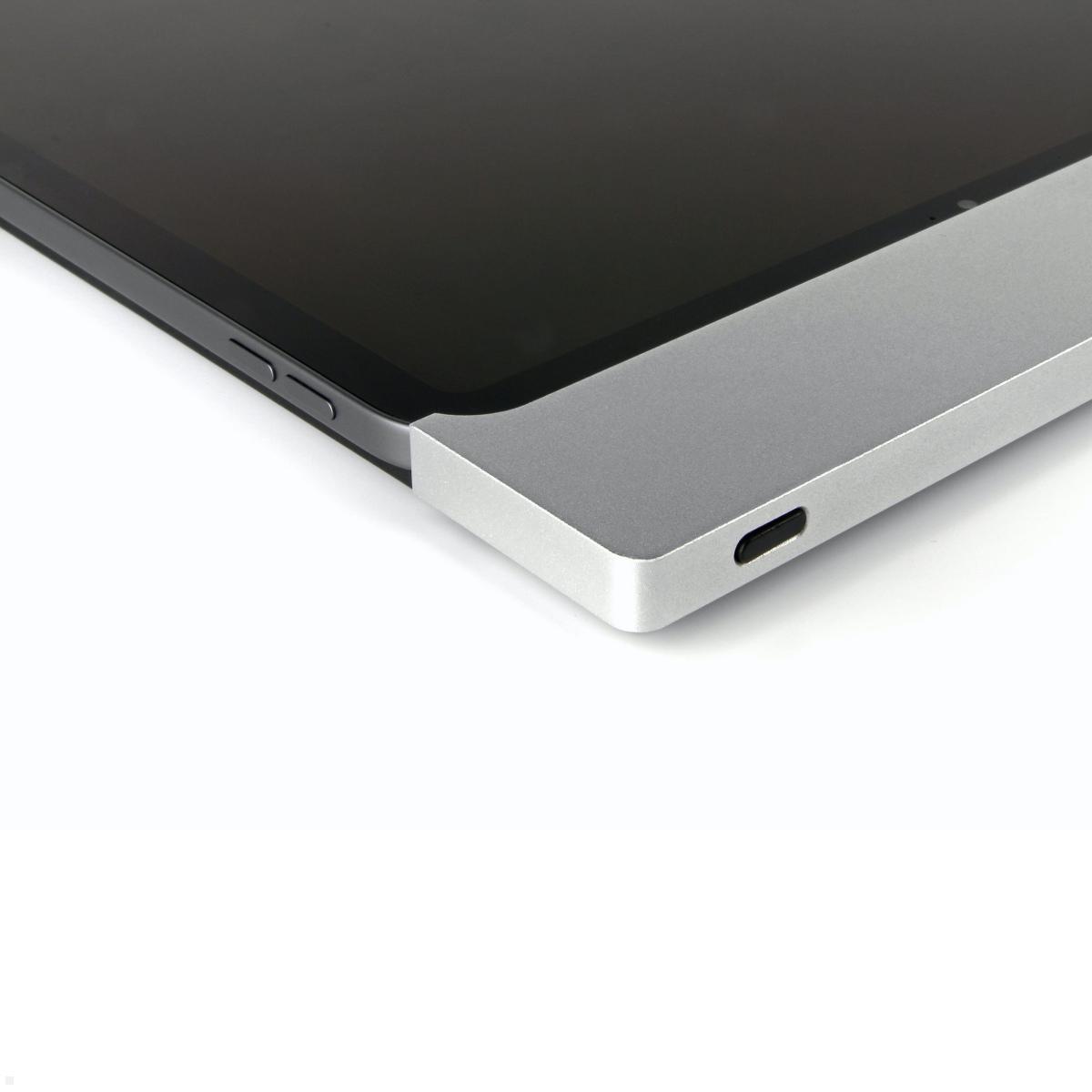 smart things sDock Fix iPad Wandhalterung A10 (s32s), silber bündiger Rahmen