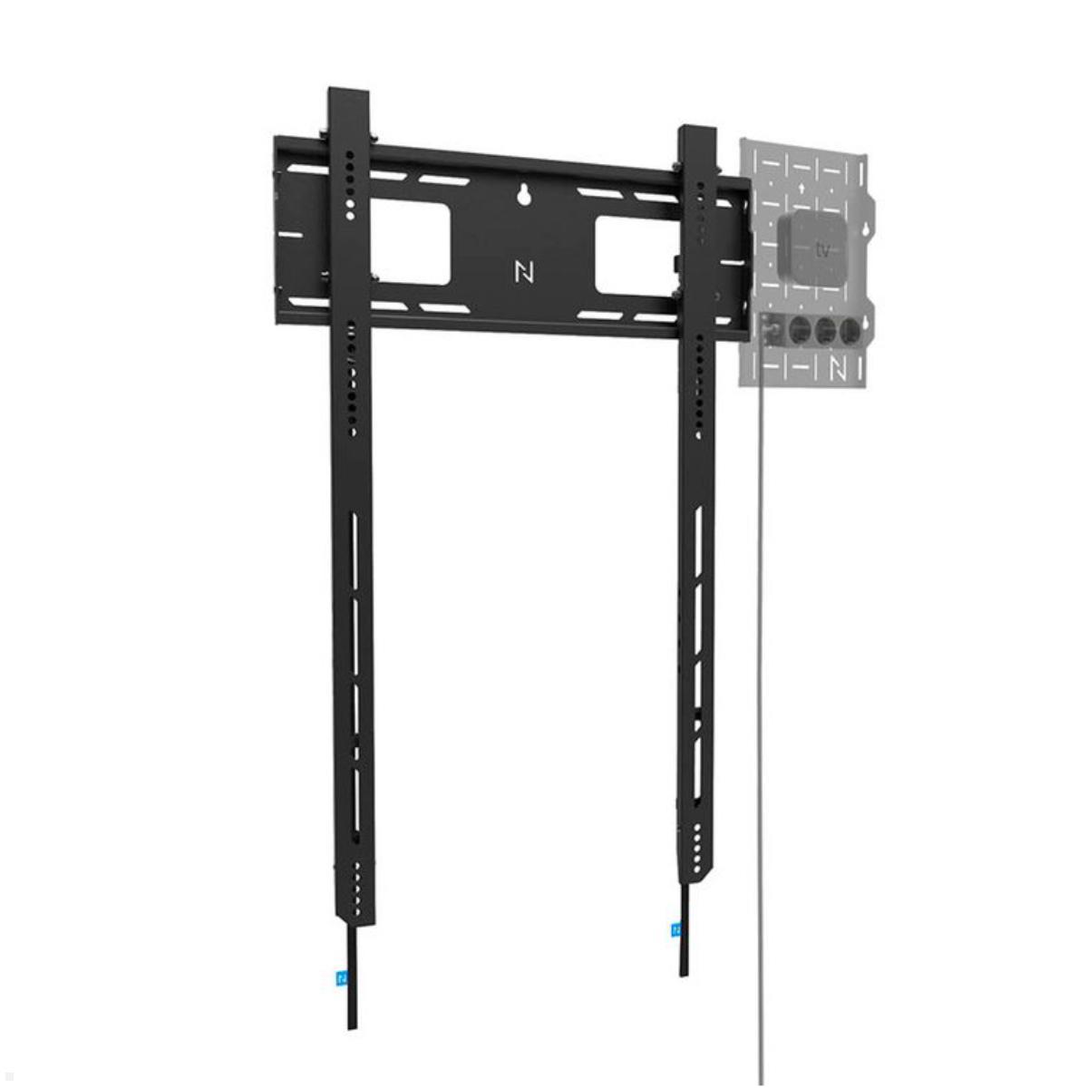 Neomounts Level WL30-750BL18P flacher Schwerlast TV Wandhalter 50 - 98 Zoll, Hochformat, 100 kg