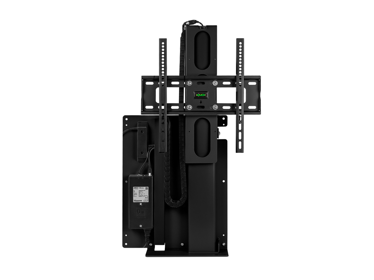 MonLines MLS675B myTVLift Standfuß elektrisch, 675mm, schwarz Liftsystem min. Höhe