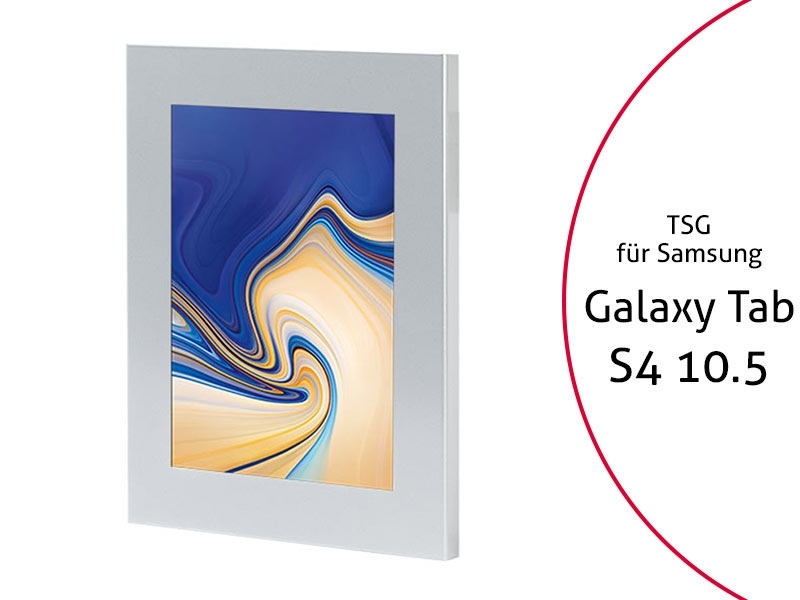 TabLines TSG056S Tablet Schutzgehäuse für Samsung Tab S4 10.5, silber