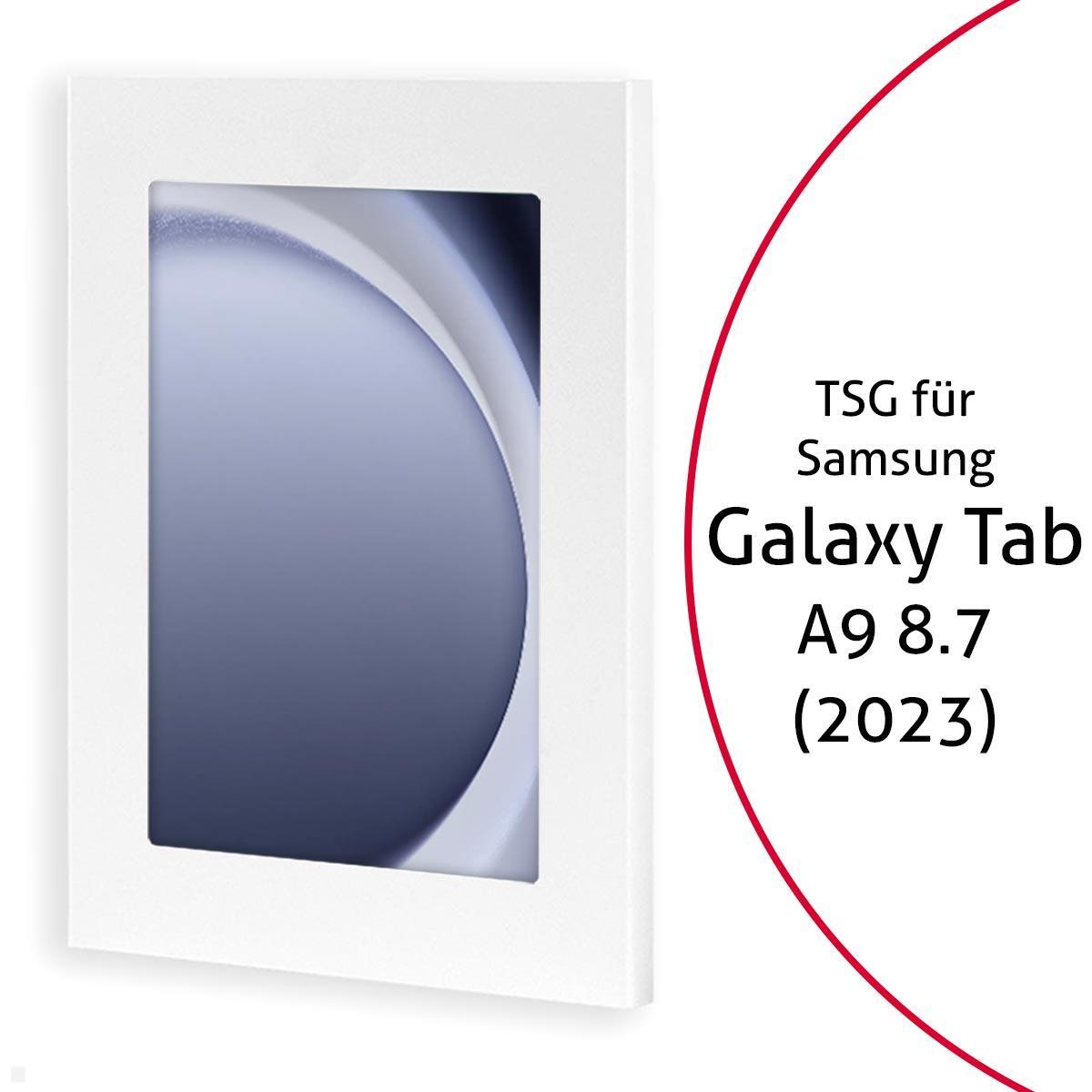 TabLines TSG099W Tablet Schutzgehäuse für Samsung Tab A9 8.7, weiß