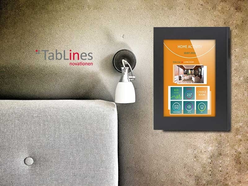 TabLines TSG054B iPad Schutzgehäuse für Apple iPad 9.7 (2018), SmartHome