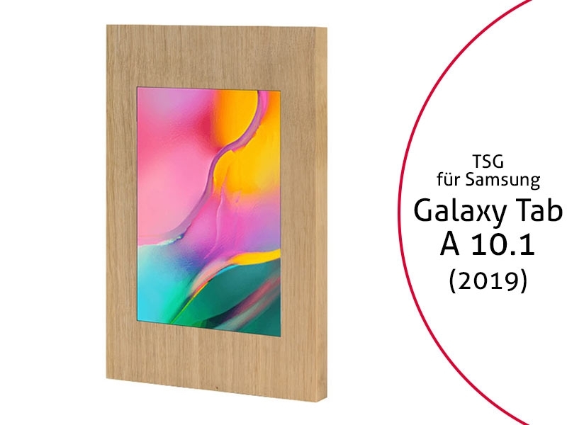 TabLines TSG065O Tablet Schutzgehäuse für Samsung Galaxy Tab A 10.1 (2019), Eiche