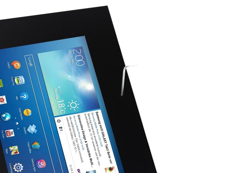 TabLines TWE003W Tablet Wandeinbau für Samsung Tab 3 10.1 Diebstahlsicherung