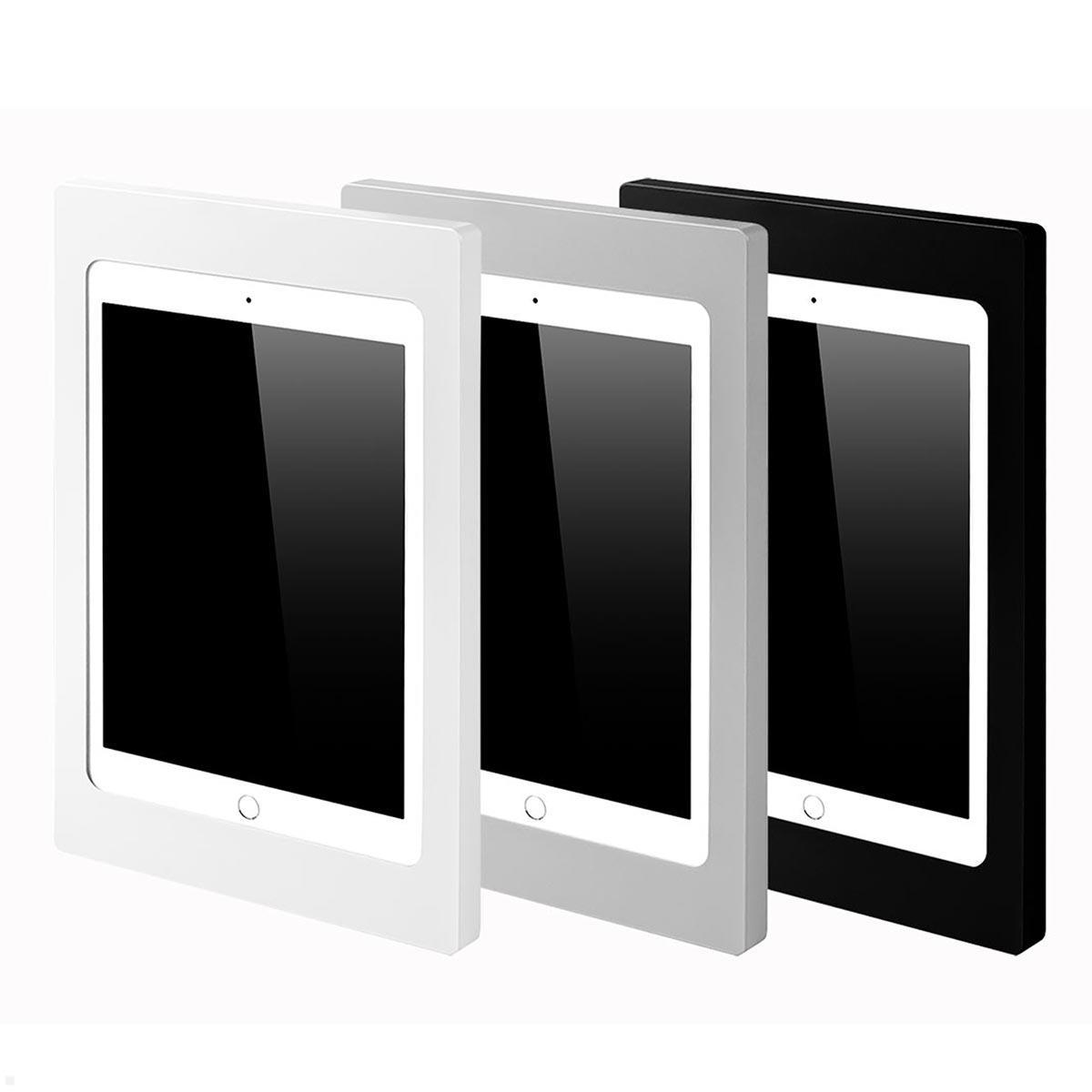 TabLines TWH038S Tablet Wandhalterung für Samsung Tab S7+ 12.4, silber, Farbvarianten