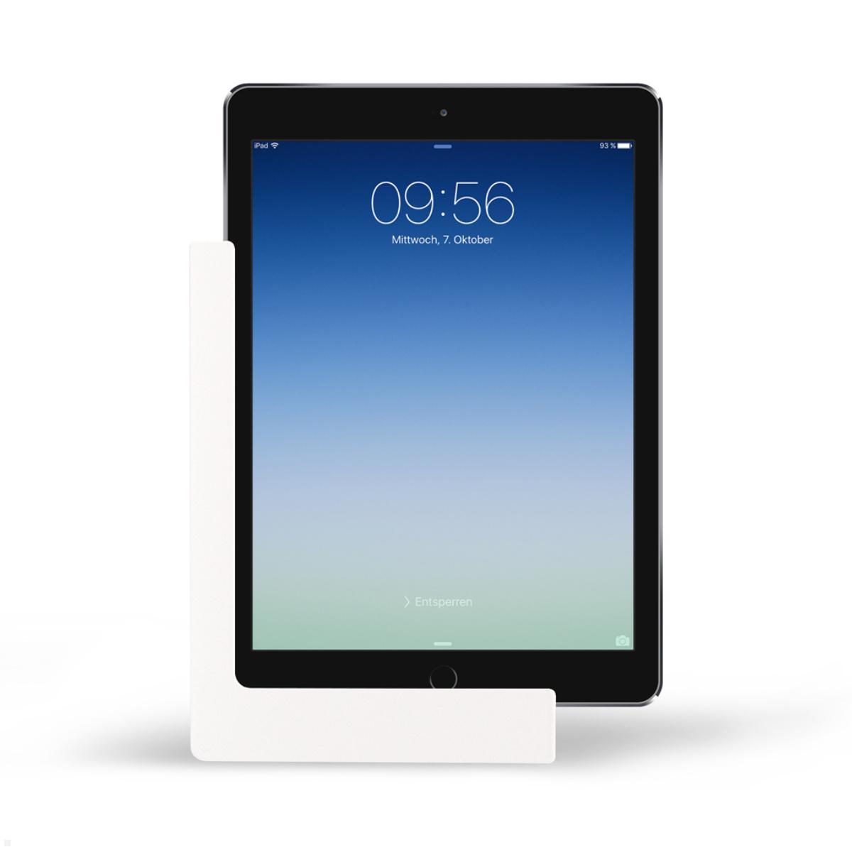 TabLines TWP005W Wandhalterung für iPad Air 4 und 5 10.9, weiß, Hochformat