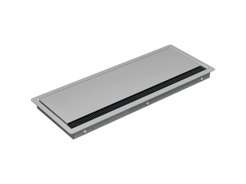 Bachmann 338.0080 CONI COVER Einbaurahmen silbergrau lang