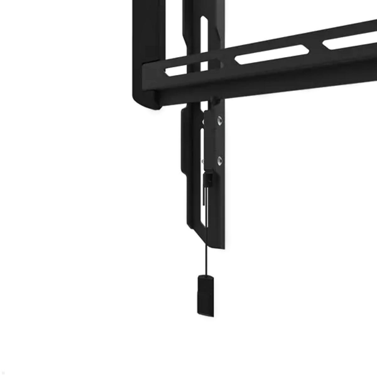 Flache TV Wandhalterung, Neomounts WL30-550BL16, schwarz, Detail