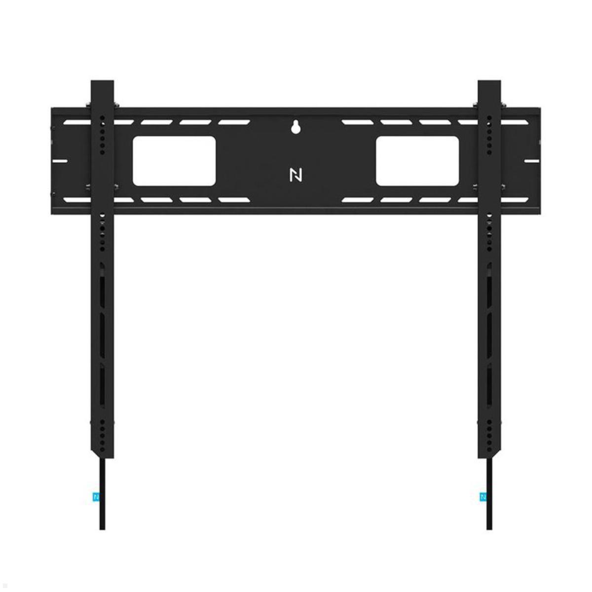 Neomounts Level WL30-750BL18 flacher Schwerlast TV Wandhalter 43 - 98 Zoll, 125 kg, schwarz Frontansicht