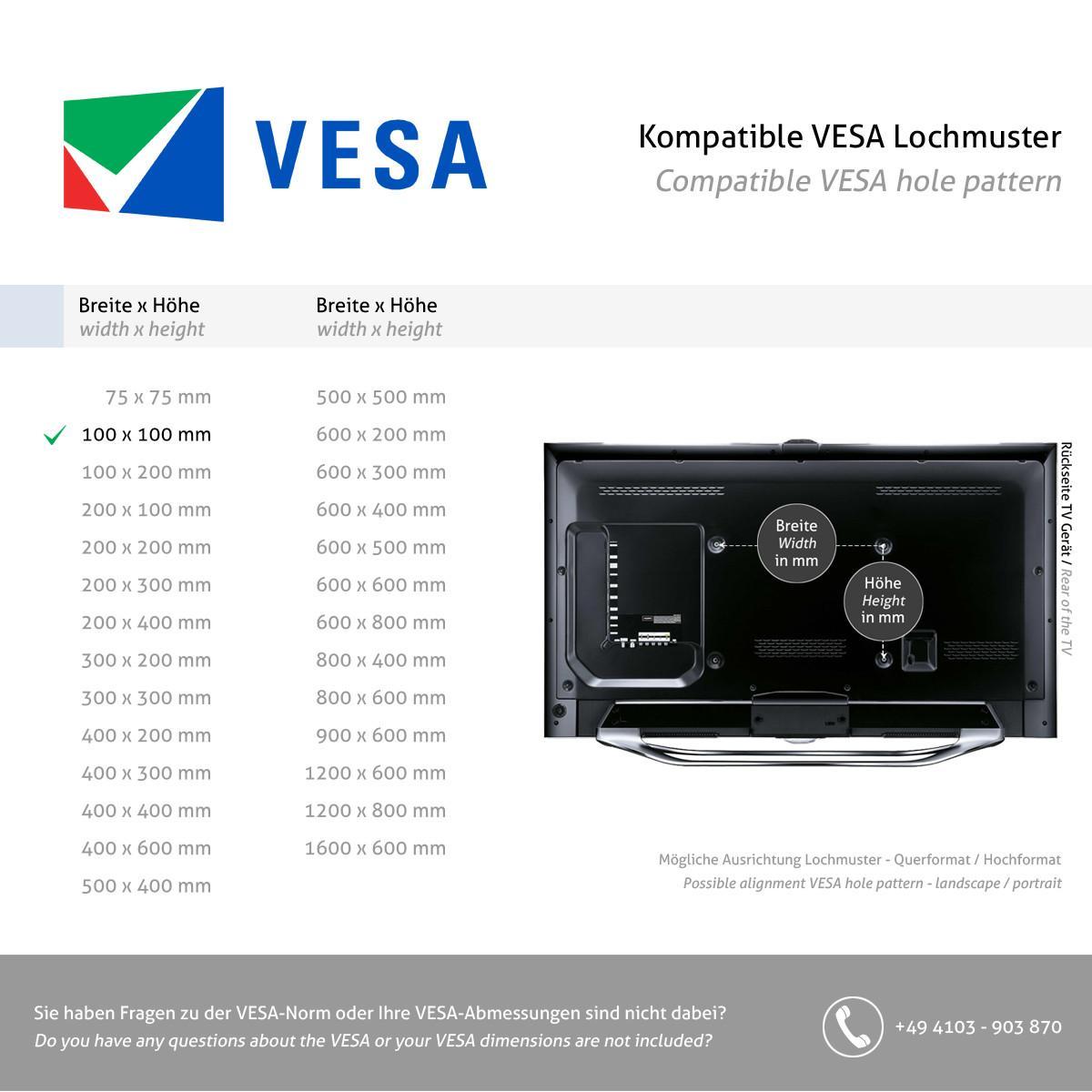 MonLines V085 VESA Adapter für Lenovo IdeaCentre AIO 3 27 Zoll, VESA Standard