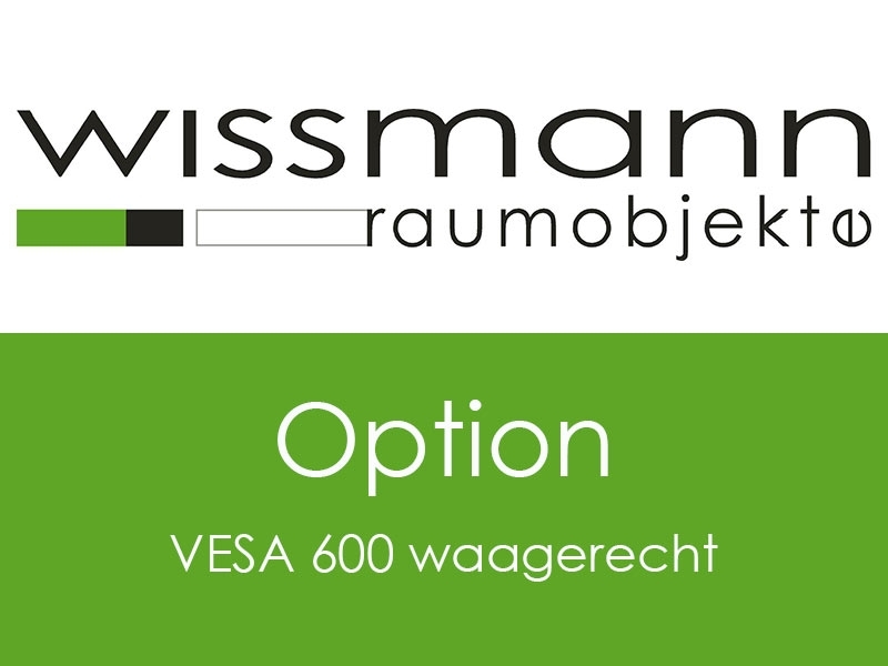 Wissmann Option TV Befestigung für VESA 600 waagerecht VS-600