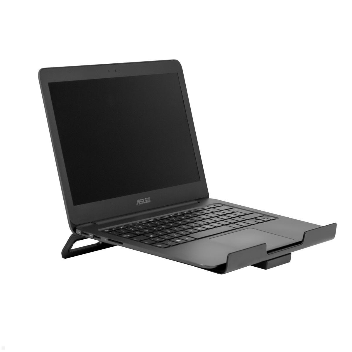 Humanscale NH1-B Zubehör Laptop Halterung für M2.1, M8.1, M10, schwarz, Anwendungsbeispiel