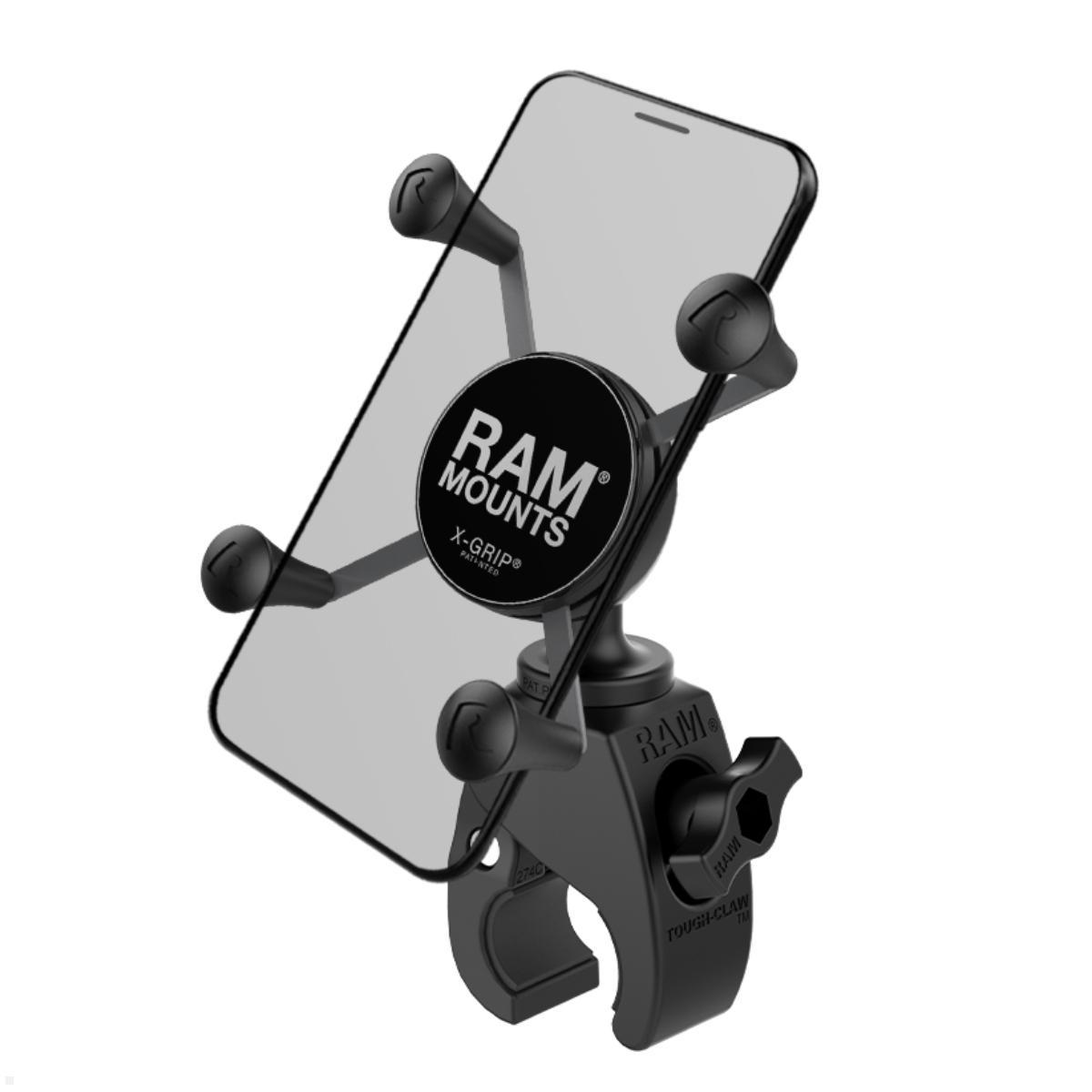 RAM Mounts X-Grip Universal Smartphone Halteklammer, B-Kugel (RAM-HOL-UN7-400U), schwarz Ansicht