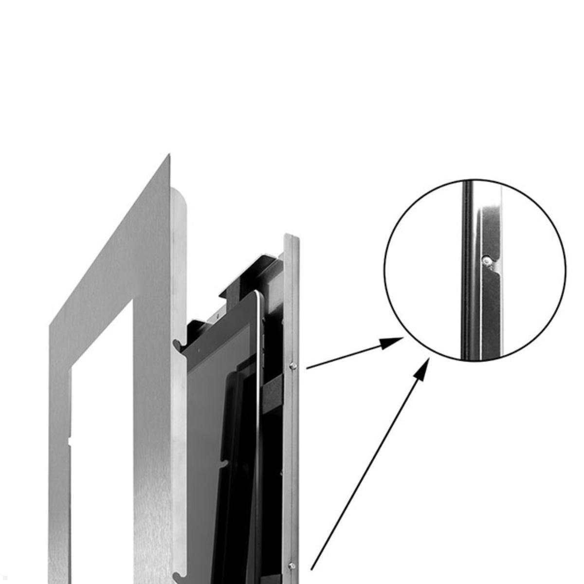 Apple iPad Pro 12.9 Tablethalterung für Wandeinbau, TWE098E, Rahmen Detail