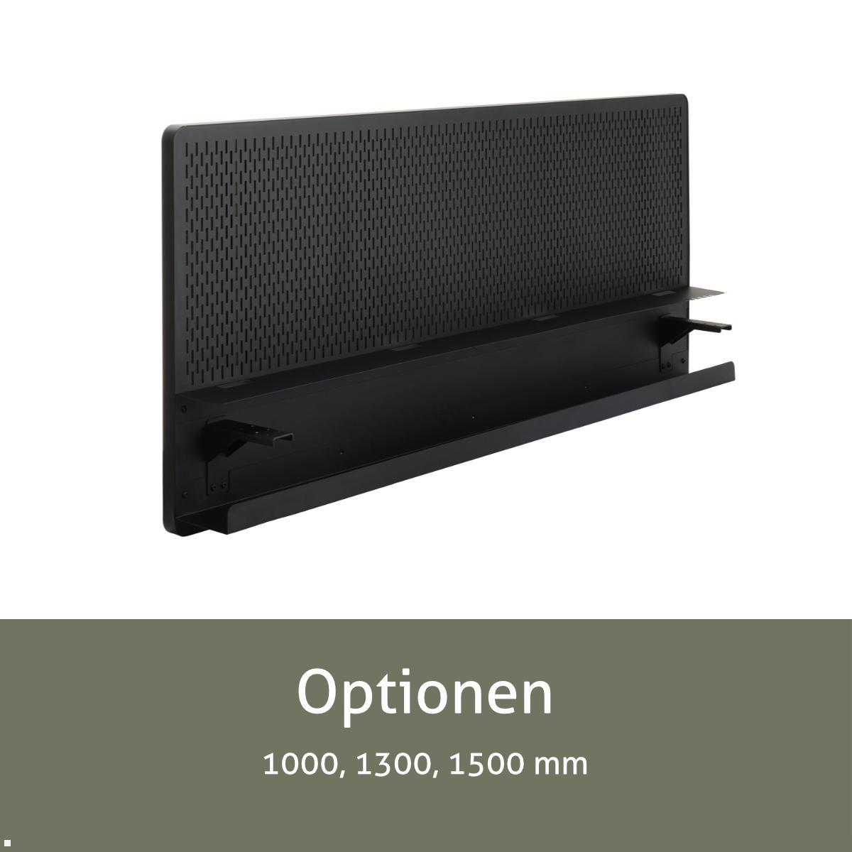 APTO Adapt Board Schreibtisch Rückwand / Trennwand Größen