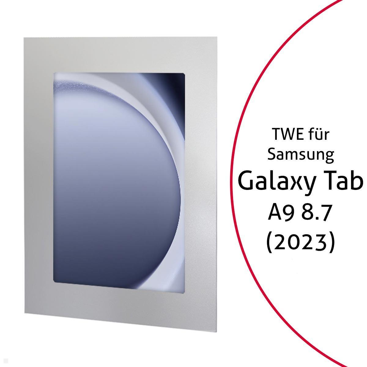 TabLines TWE113S Tablet Wandeinbau für Samsung Tab A9 8.7, silber