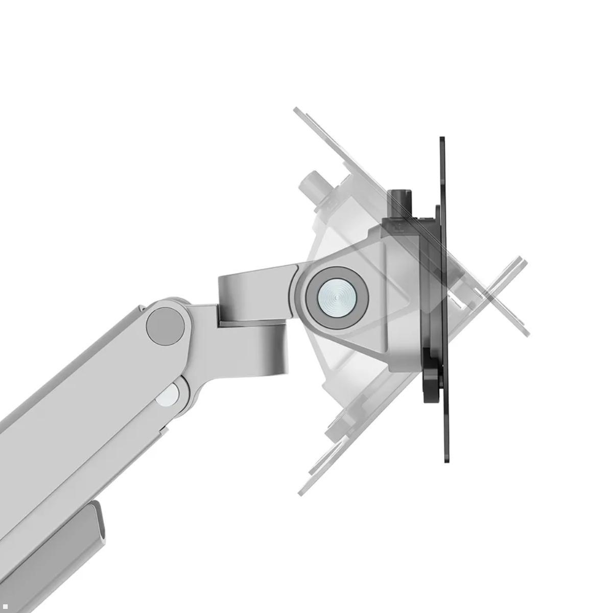 Neomounts DS70-250SL2 Monitorhalter für 2 Monitore, silber drehbar