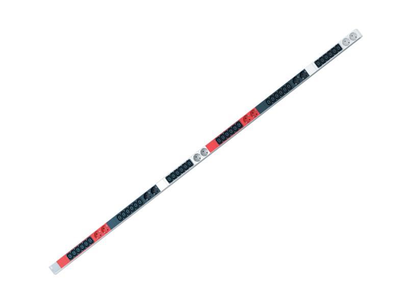 Bachmann IT PDU Vertikal Steckdosenleiste 36x C13 12x Steckdose 1HE (800.0113)