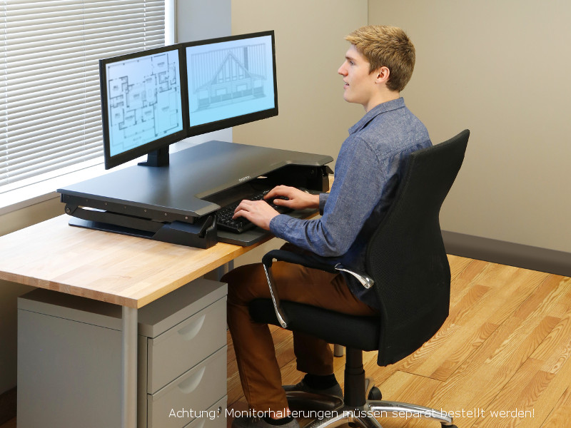 Ergotron 33-406-085 Sit-Stand-Workstation Sitzplatz