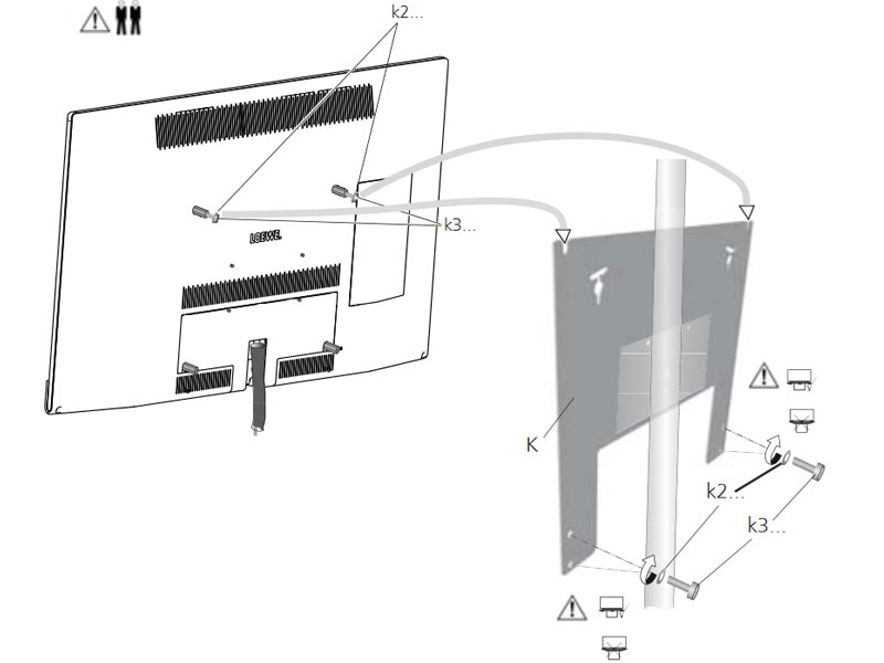 Loewe Wall Mount Slim an TV Halterung 71361T00