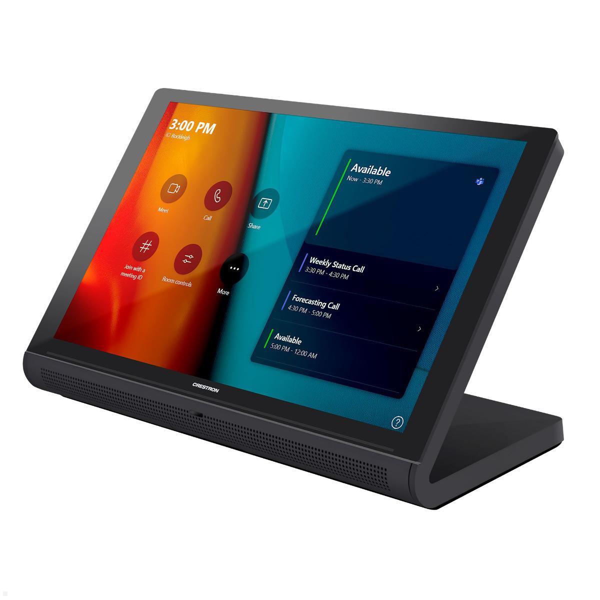 Crestron Flex Advanced Video- / Soundbar Konferenzsystem für kleine MS Teams Räume (UC-BX30-T) Tabletop Touchscreen