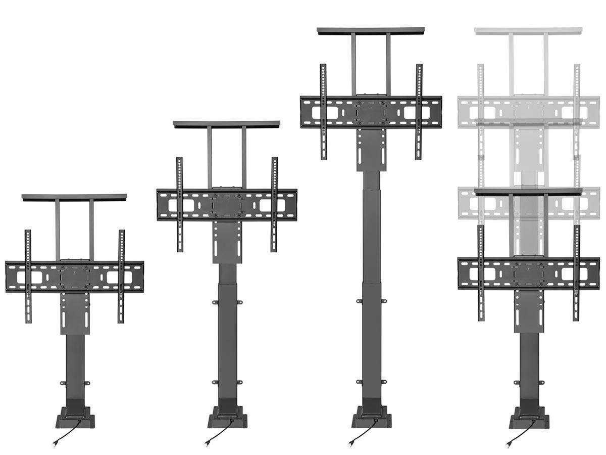 MonLines MLS005B myTVLift Einbau TV Lift 32-48“ elektrisch, 640 Hub, schwarz Variationen