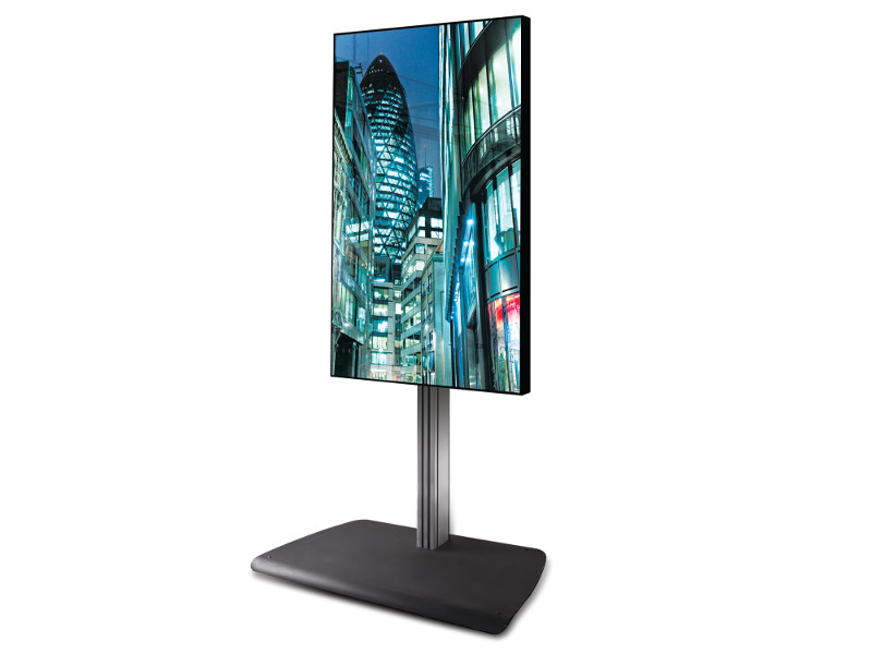 B-Tech BTF843/BS System X Monitorständer 60"-85" Hochformat front