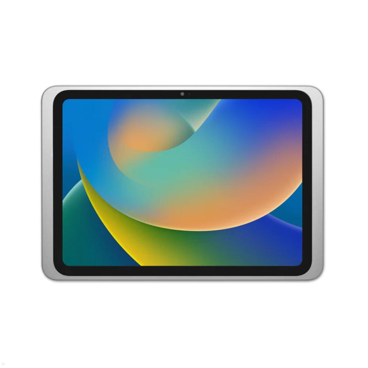 Displine Dame Wall 2.0 Wandhalter Apple iPad 10.9 (10. Gen.) mit USB-C, silber eloxiert