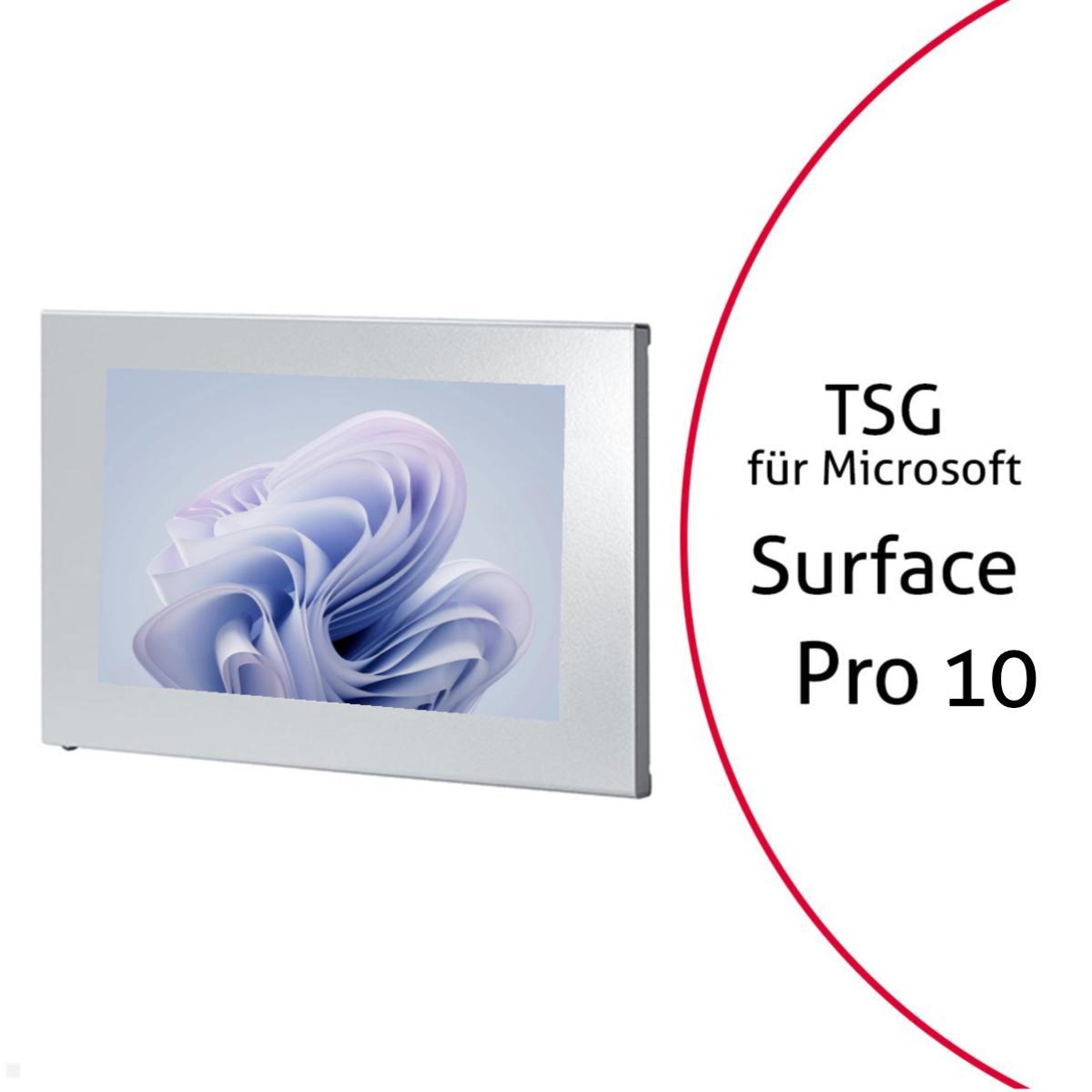 TabLines TSG107S Tablet Schutzgehäuse für Microsoft Surface Pro 10, silber