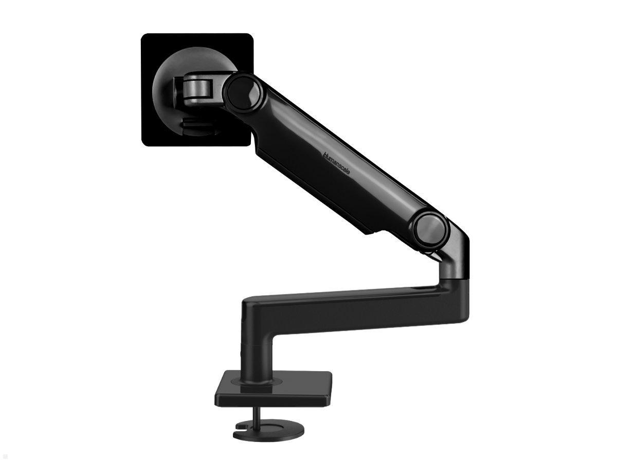 Humanscale M2.1 Monitor Durchtisch Monitorhalter, schwarz, Rückansicht