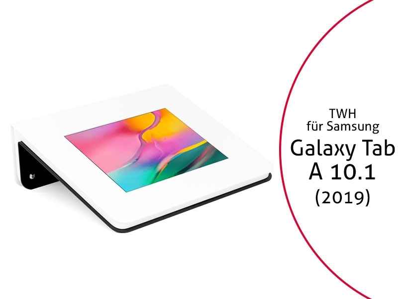 TabLines TWH019 anschraubbare Design Tablet Wandhalterung Samsung Tab A 10.1 (2019)