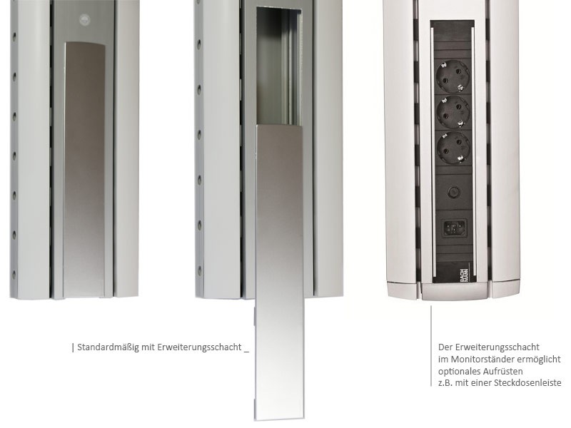 SMS Monitorständer PD041002C-P0 optional integrierte Stromversorgung