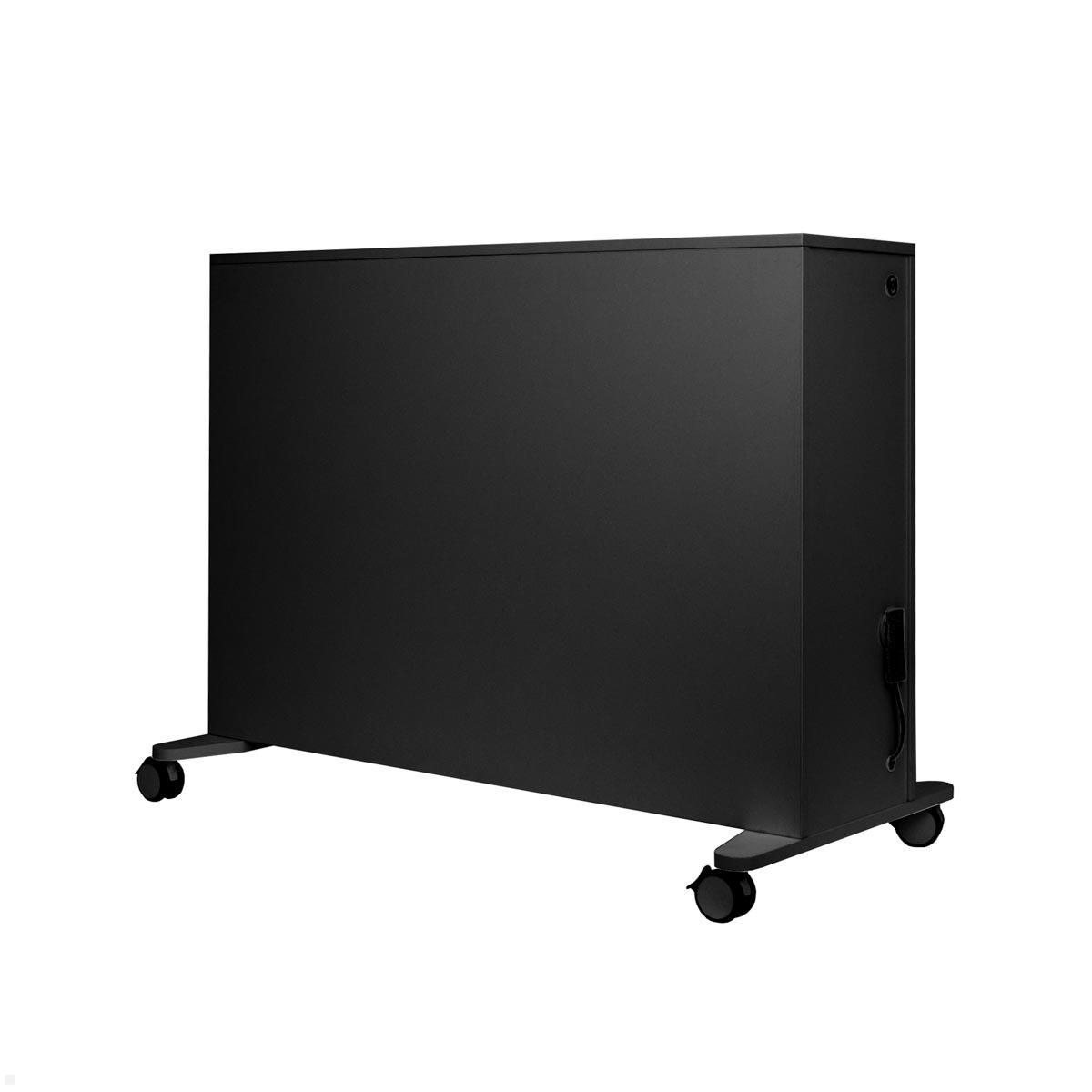 MonLines SIDEB65A mobiles TV Sideboard mit Lift bis 65 Zoll, anthrazit auf Rollen