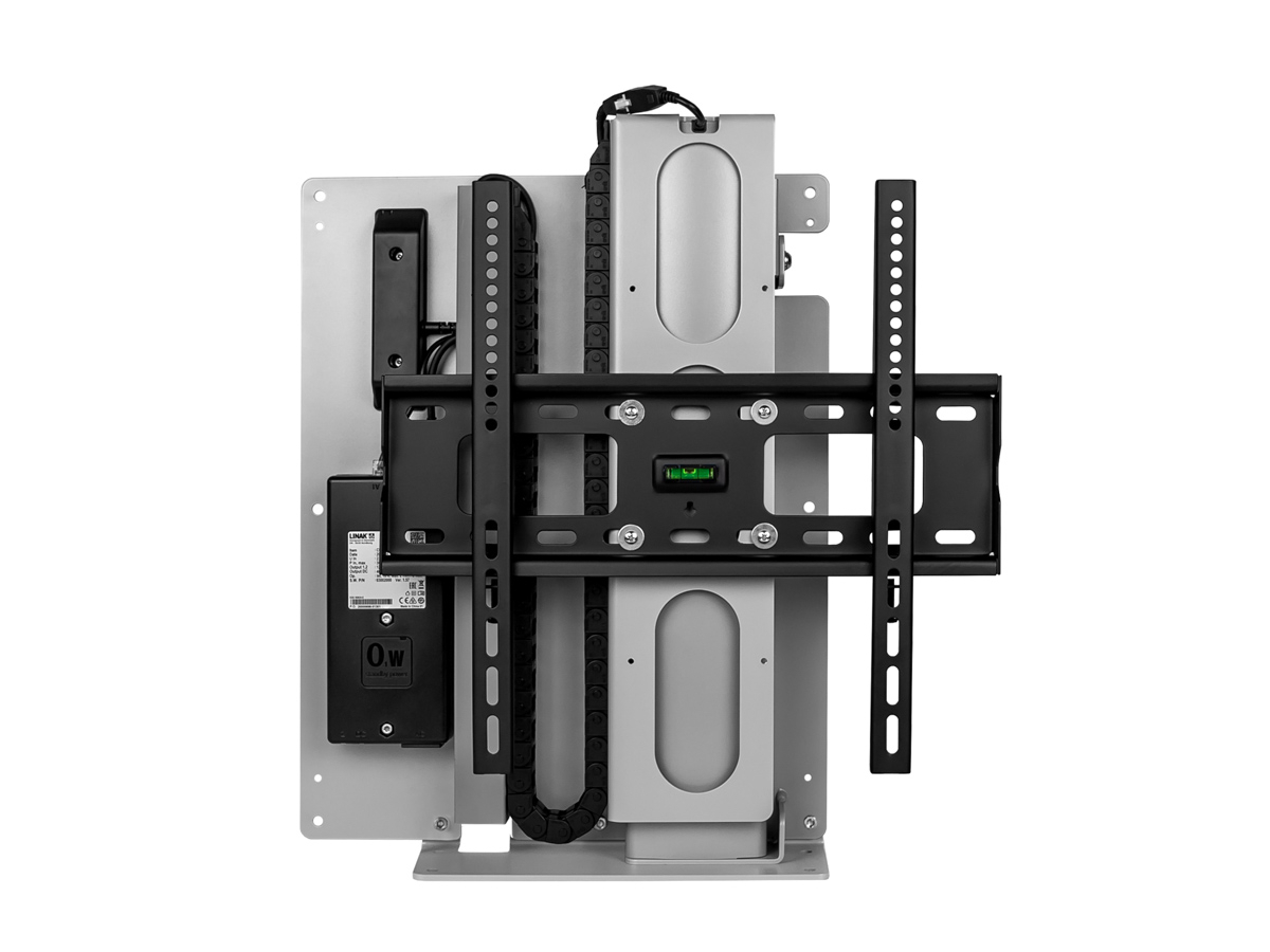 MonLines MLS675S myTVLift Standfuß elektrisch, 675mm, silber VESA Aufnahme