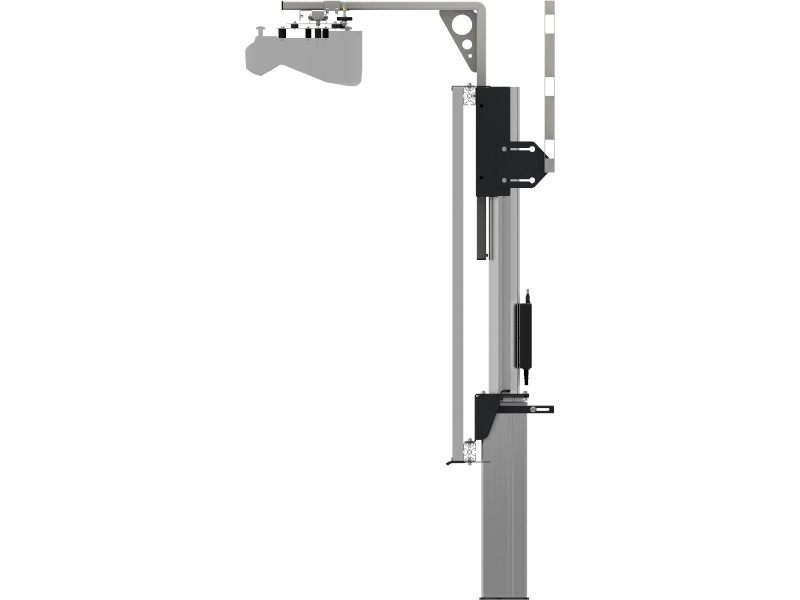  SmartMetals Bodenlift für interaktives Whiteboard & Projektor bis 77 Zoll Seitenansicht