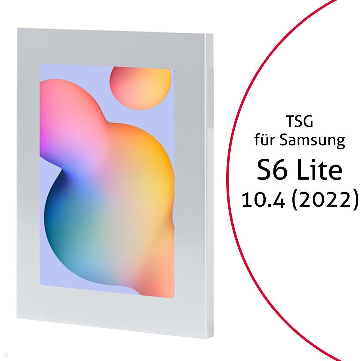 TabLines TSG088S Tablet Schutzgehäuse für Samsung Tab S6 Lite 10.4, silber