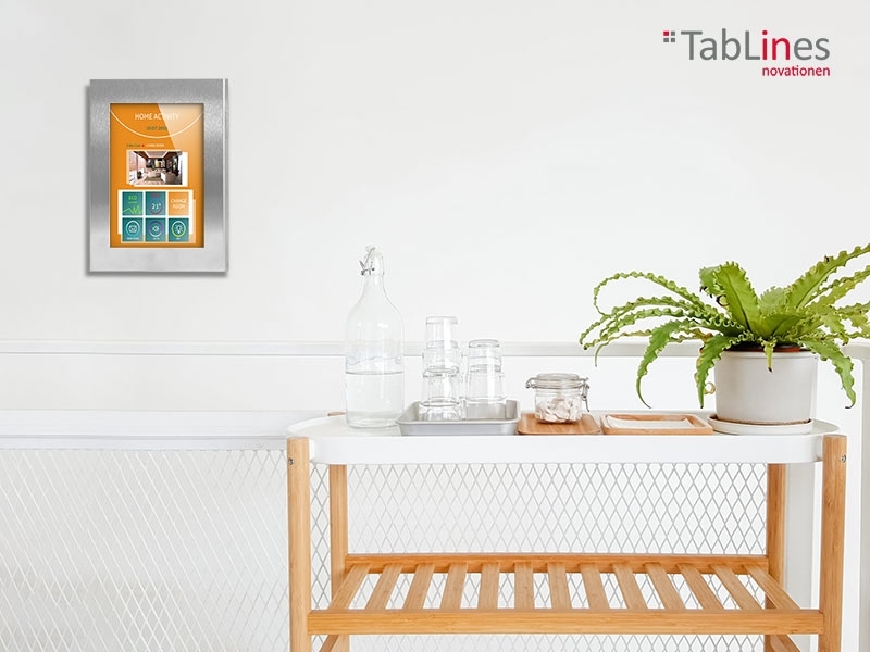 TabLines TSG007E Tablet Schutzgehäuse für Samsung Tab 3 7.0, Edelstahl Smart Home