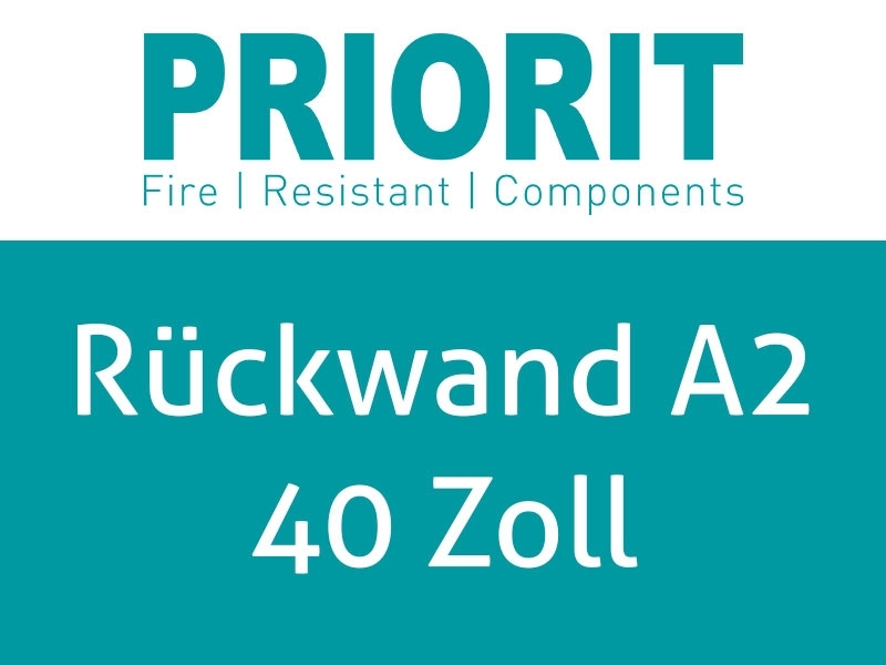 Priorit Rückwand für Monitor Brandschutzgehäuse A2 PRIODIS Basic 40Zoll