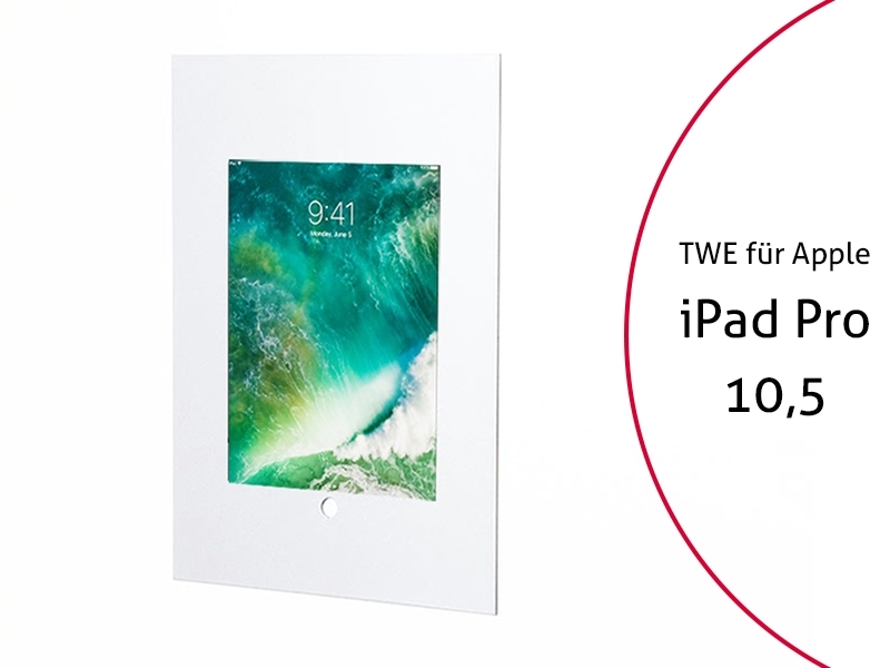 TabLines TWE058W Tablet Wandeinbau für Apple iPad Pro 10,5Zoll