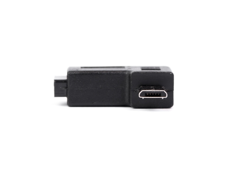 TabLines Micro-USB-Adapter auf Micro-USB 90 Grad rechts gewinkelt