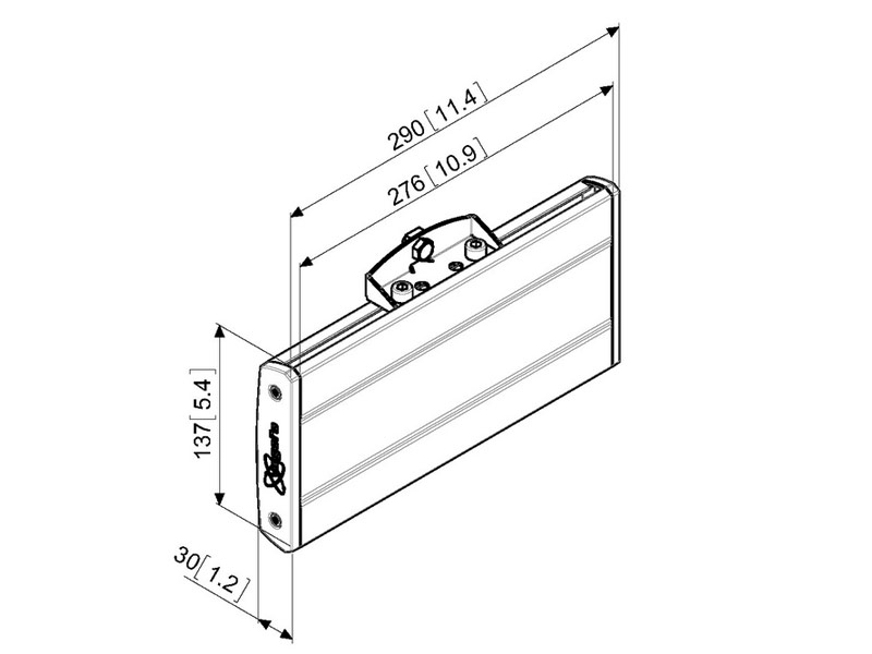 Vogels Connect-It Zubehör PFB 3402 Adapterbar bis VESA 225mm Zeichnung