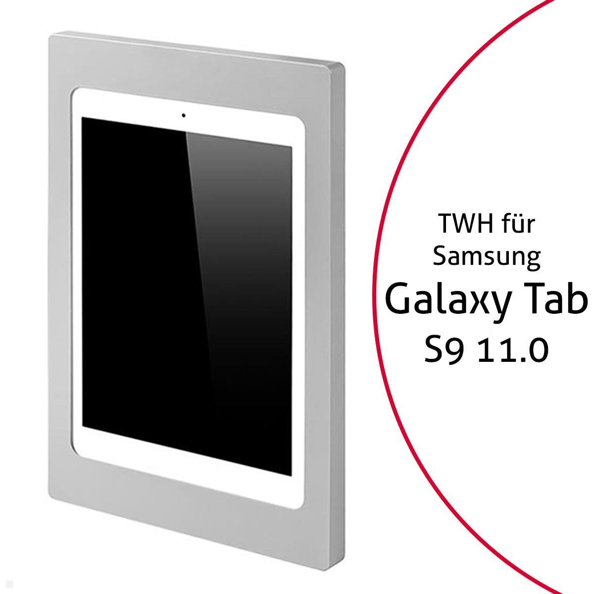 TabLines TWH049S Tablet Wandhalterung für Samsung Tab S9 11.0, silber