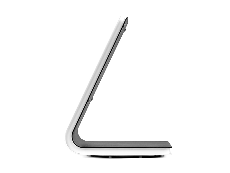 TabLines TTS076 Design Tablet Stand drehbar Samsung Galaxy Tab A 10.1 (2019) Seitenansicht