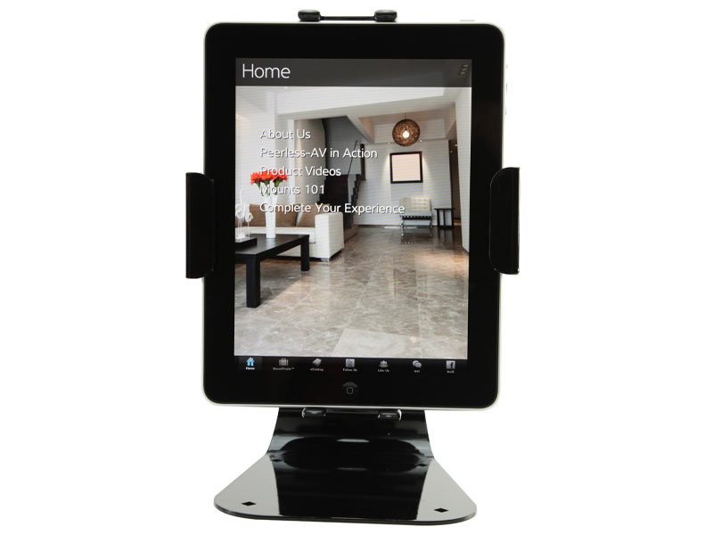 peerless PTM400S-S Universal diebstahlsicherer Tablet Standfuß, silber