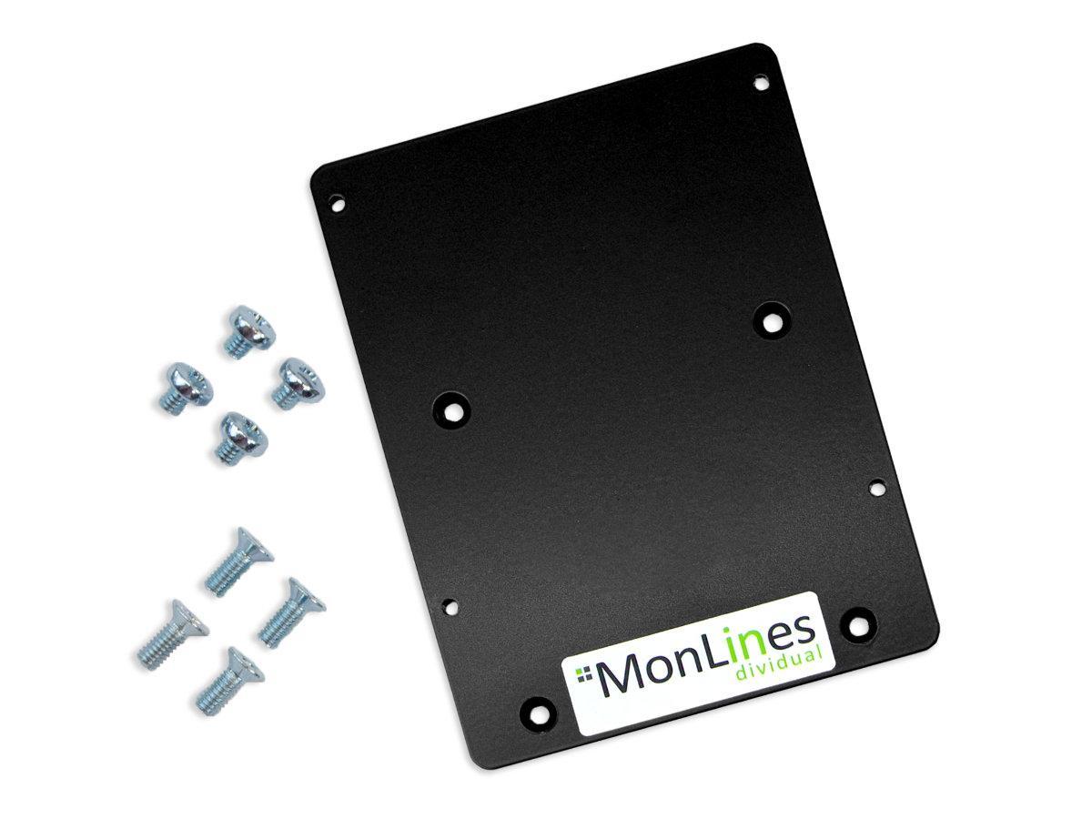 MonLines V008 VESA Adapter 75x75 auf 100x100mm für Samsung S24F356F mit Schraubenset