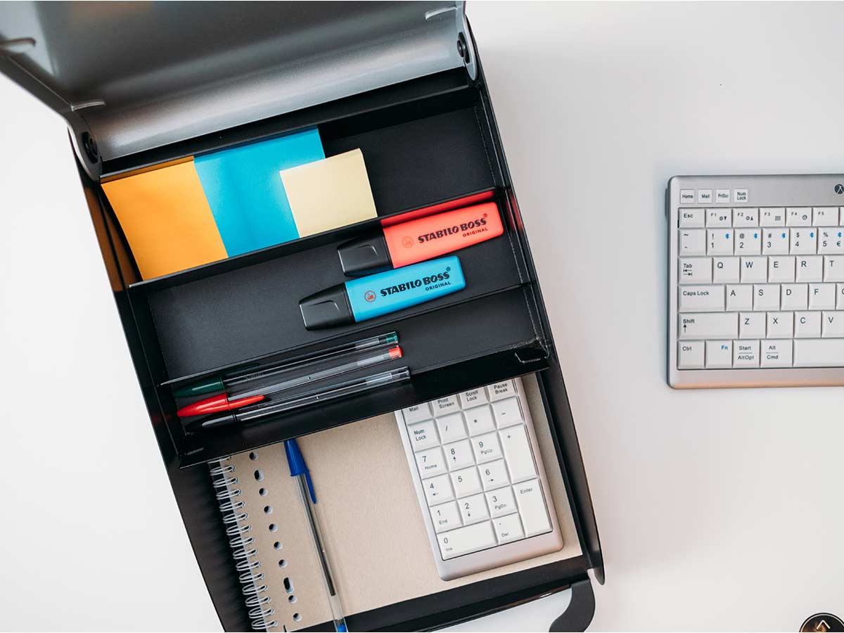 BakkerElkhuizen LockerCase Büro Toolbox, schwarz Anwendung