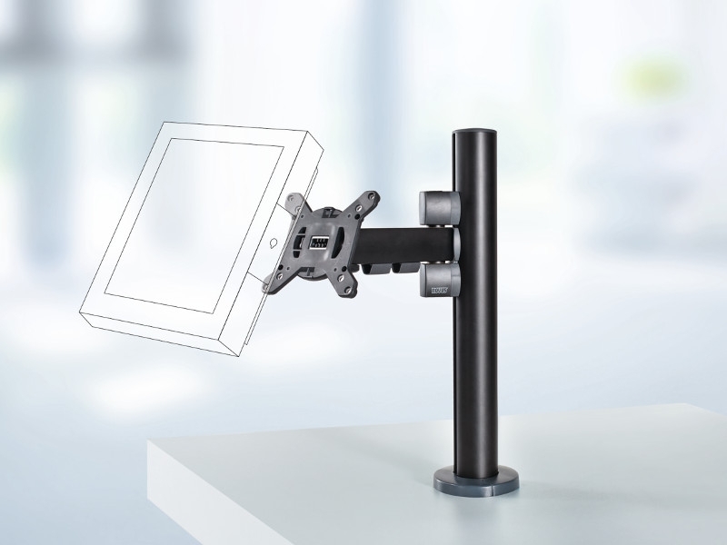 Novus POS Arm M 200 Monitorhalter (852+2705+000) mit Tablet Gehäuse